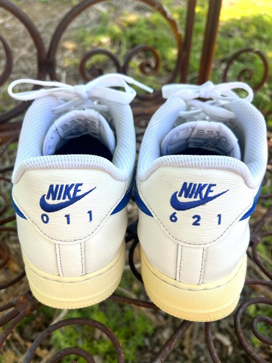 Nike Air Force 1 Low White Royal Blue “011 / 621” Men’s Size 10
